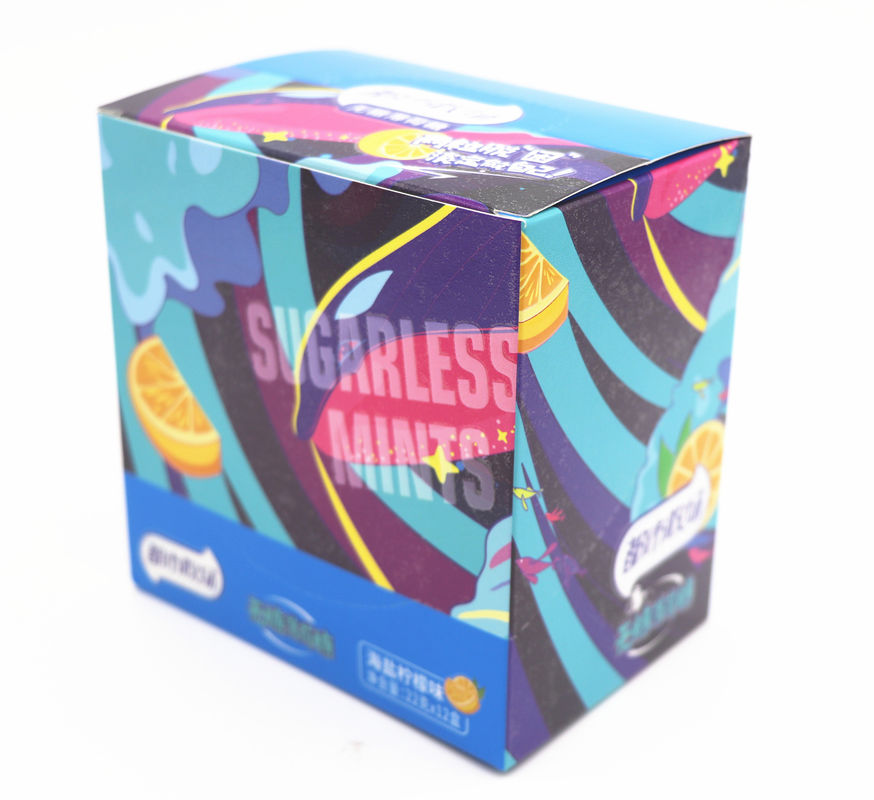 Sea Salt Lemon Flavor Sugar Free Mint Candy In Colorful Metal Case