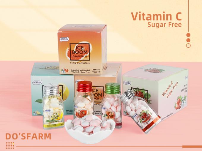 Hot Sale Healthy Compressed Sugar Free Mint Candy OEM Mix Sweet Lemon Cool