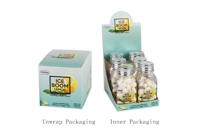 Hot Sale Healthy Compressed Sugar Free Mint Candy OEM Mix Sweet Lemon Cool