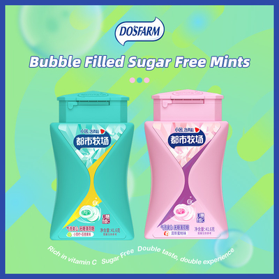 Bubble Filled Sugar Free Mints Vitamin C Refreshing 41.6g