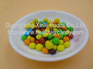 Good Taste Crispy Chocolate Cacao Beans Yellow / Red / Blue Colour Jelly Candy