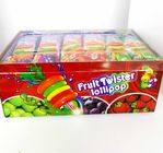 8g Colorful Multi Fruit Flavor Twist Lollipop Sweet And Healthy with Fluorescent sticks