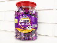 2.75g Compressed Healthy Hard Candy / Yogurt Cubes In Jars OEM Available