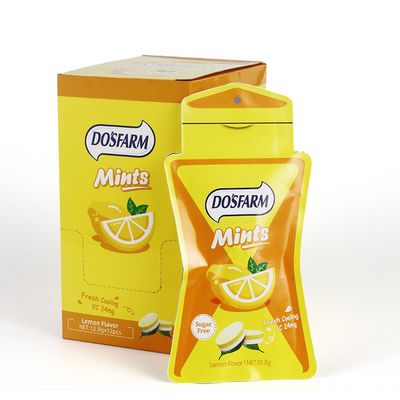 Sugar Free Healthy Full Vitamin C Mint Fruit Candy With Cooling Breath