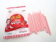 Strawberry Flavor Sour CC Stick Candy Powdered Fruity Flavor Sweets