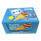 Mini Chocolate Cup Crispy Biscuit Energy Snack Ice Cream Cone With Chocolate Jam Inside