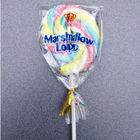 Private Label Marshmallow Lollipop Candy With Stick Shape