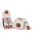 Pink Box Strawberry Fruit Candy Fruit Hard Candy Full of Vitamin C Healthy Candy Packed in Special Triangel Bottle