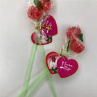 Heart Shaped Straight CC Stick Candy With Lovely Decoration