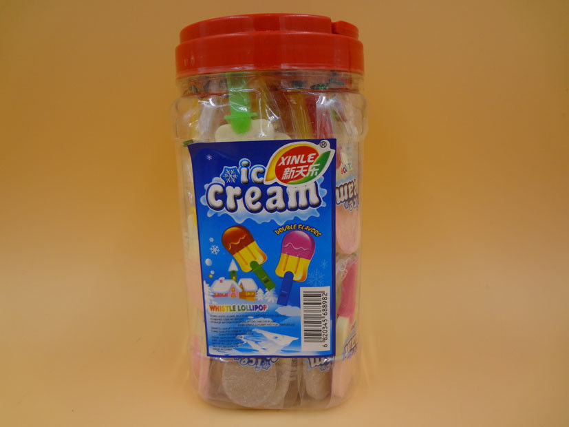 Dextrose Ice Cream Lollipop Candy With Little Toy Bottled Milk