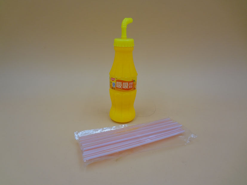 Christmas Straw Fruits Sugar Powder Candy With Powdered Sugar Dispenser