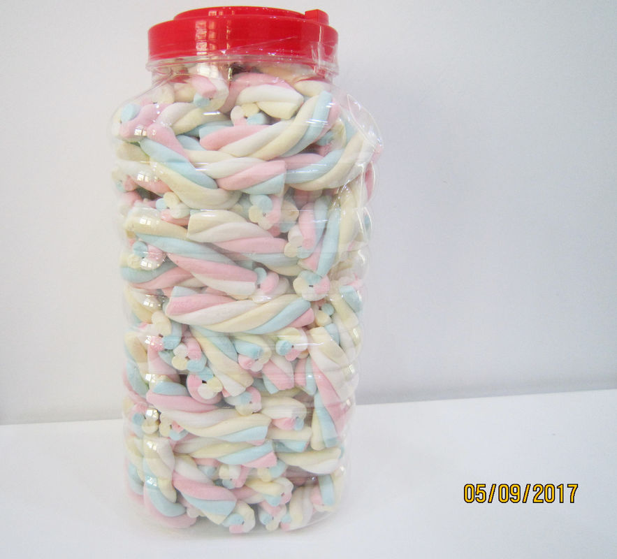 Rope Shape Twisted Marshmallow Candy , Gourmet Marshmallow Easter Candy