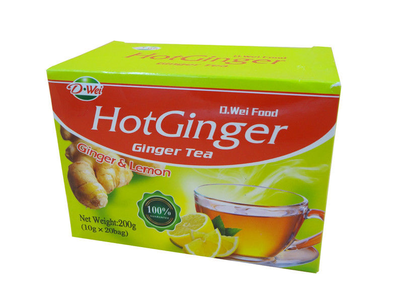 Sugarless Fat Free Lemon Original Ginger Tea For Quench Your Thirst MOQ