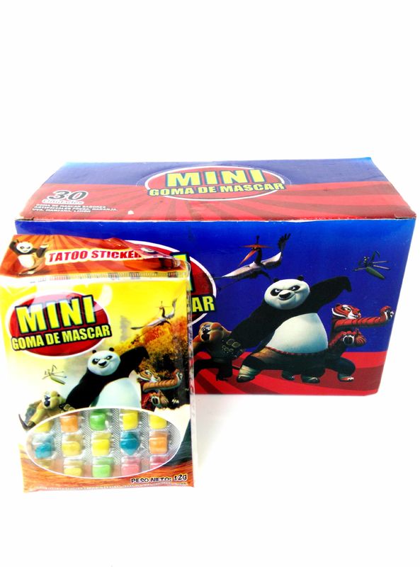 Delicious KungFu Panda Sweet and sour candy with colorful outlook