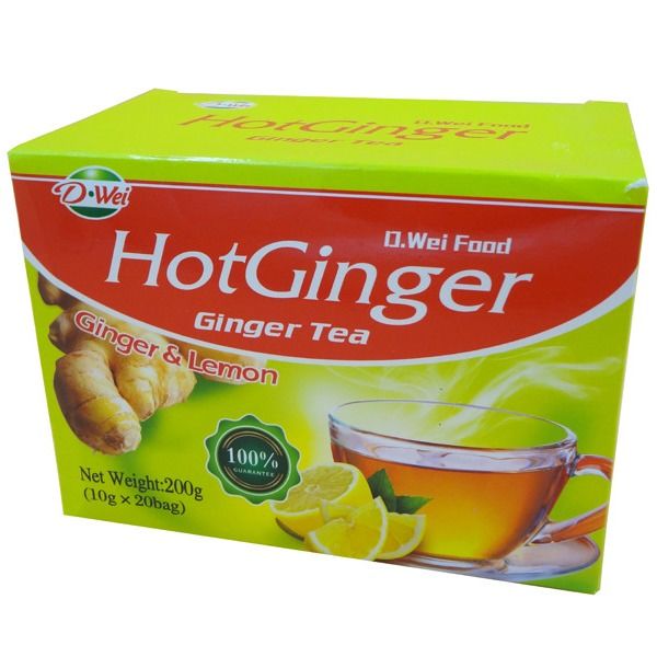 Sugarless Fat Free Lemon Original Ginger Tea For Quench Your Thirst MOQ 1000 Cartons