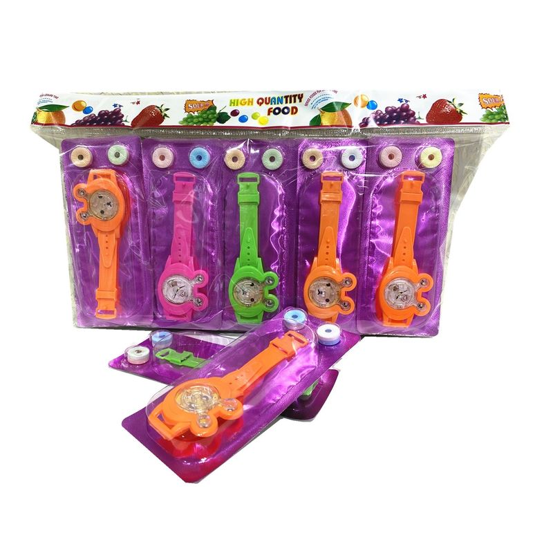Tasty Pressed Whistle Candy With Hand Watch Novelty Candy With Toys Watch Candy For Kids