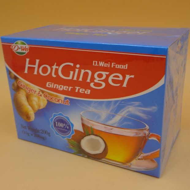 Ginger Tea Instant Drink Powder Sachet pack with display box Different flavor available