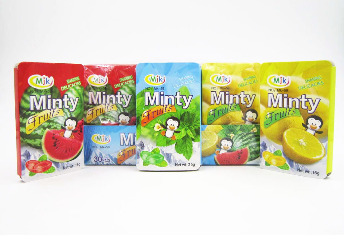 Fresh Breath Sweets Low Calorie Hard Candy 16g Minty Fruity Cooling