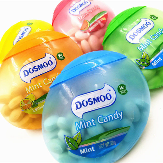 Shaped Box Colorful Compressed Candy Different Flavours Sugar-free Mints