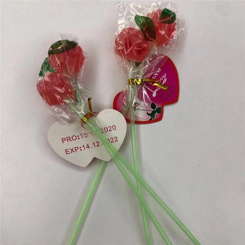 Heart Shaped Straight CC Stick Candy With Lovely Decoration