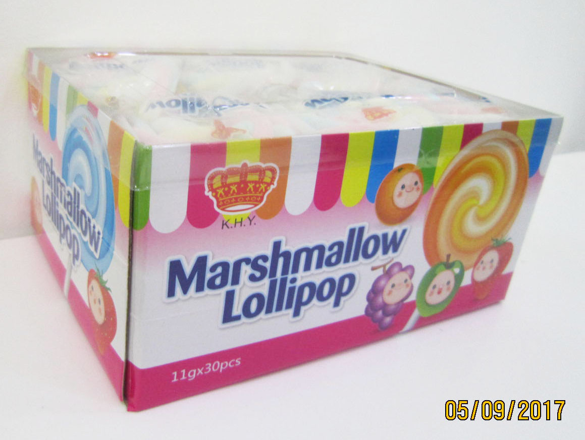 Soft candy Marshmallow Candy , 11g Colored Marshmallow Lollies With