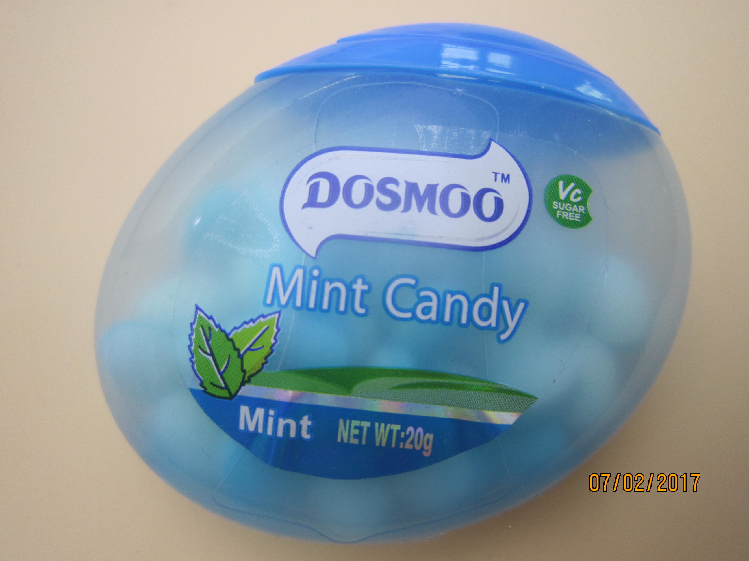 Refreshing 20g Sugar Free Mint Candy / Vitamin C healthy candy for kids