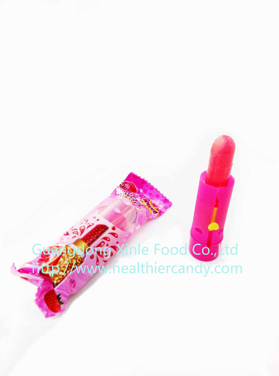 Fashionable Lipstick Shape Sweet Hard Candy Assorted Flavour Nice Taste