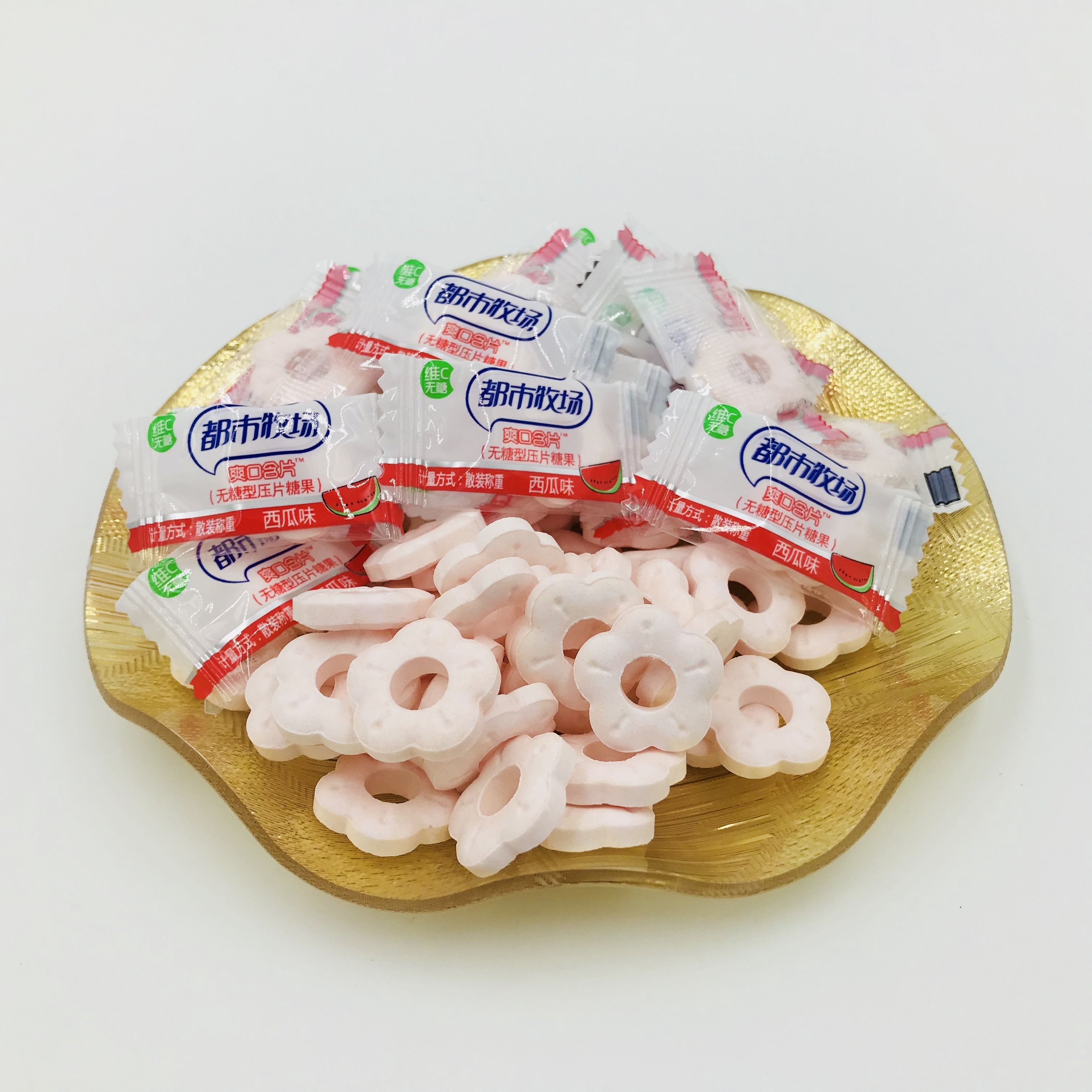 Cooling Watermelon 500g Vitamin C Sugar Free Mint Candy / Individually