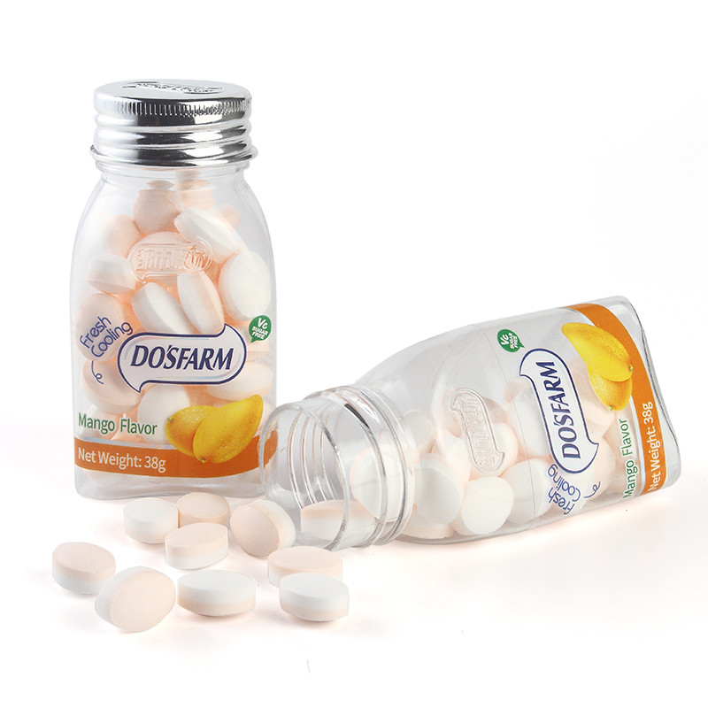 HACCP Mango Taste Healthy Hard Candy Low Calorie For Party