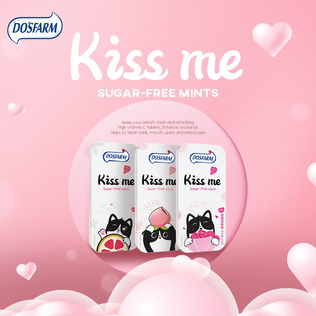 KISS ME Series Healthy VC Mint Candy For A Date