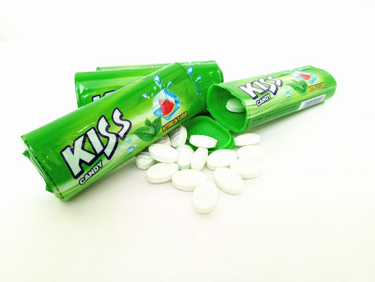 Energy Compressed Candy / Kiss Candy Watermelon And Mint Flavor