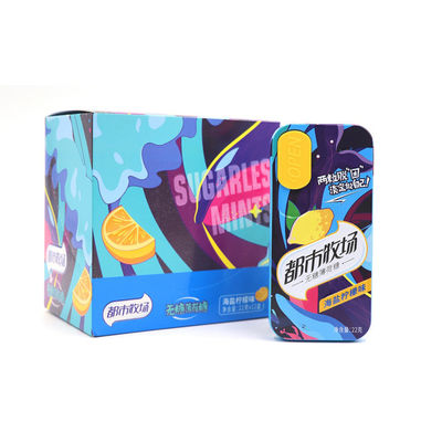 Sugar Free Compressed Mint Candy Sea Salt And Fresh Lemon Flavor