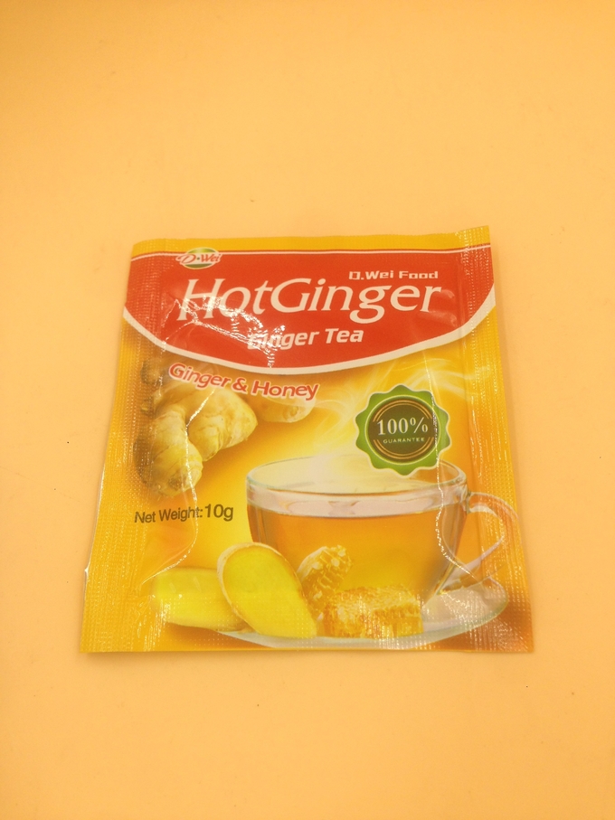 Ginger Tea with Honey Instant Drink Powder Particle Calorie Free 10 G